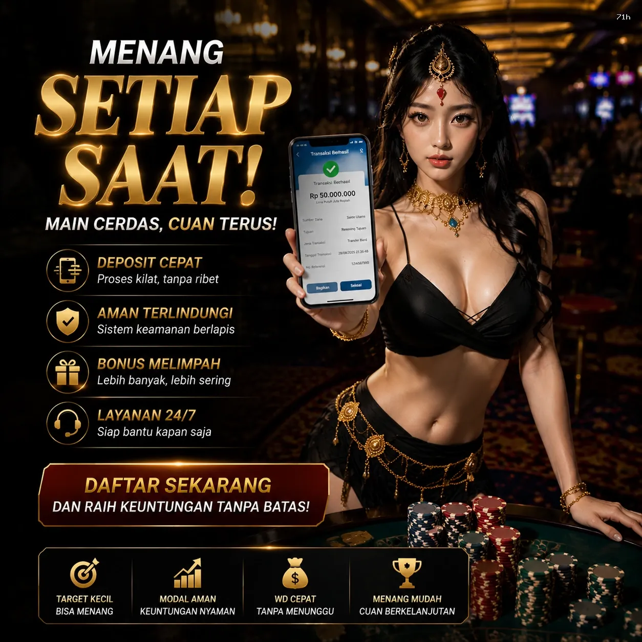 Pemula di 71h Temukan Game Terbaik untuk Dilihat